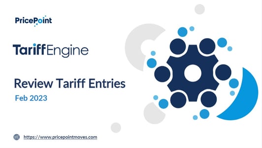 Review Tariff Entries
